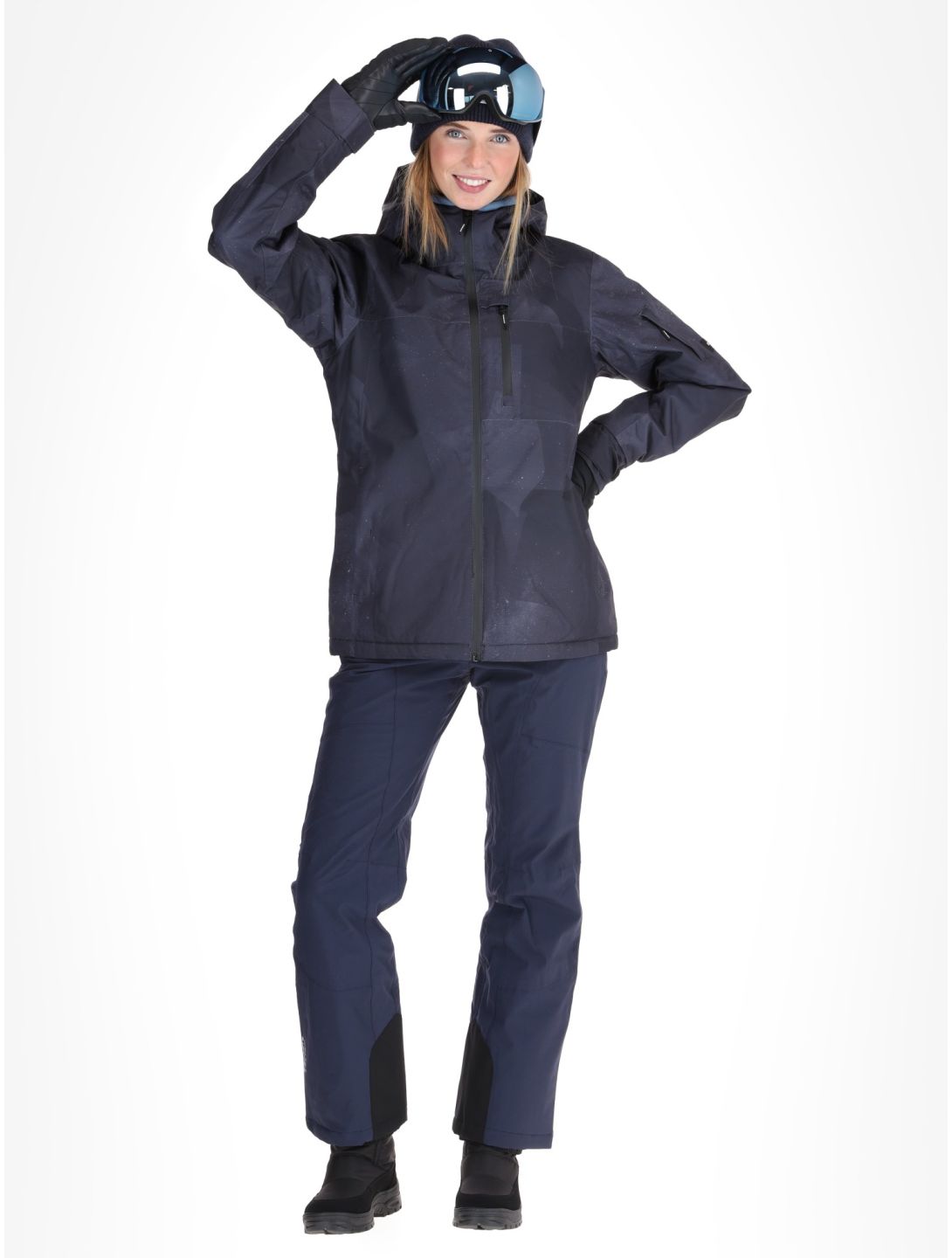 Icepeak, Creola chaqueta de esquí mujeres Black negro 