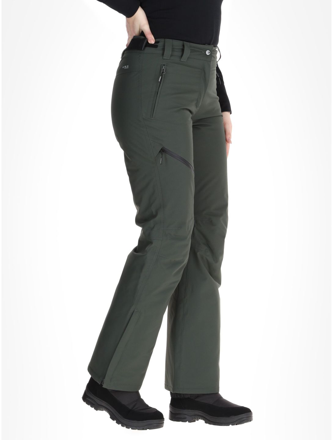 Icepeak, Curlew pantalones de esquí mujeres Dark Olive verde 