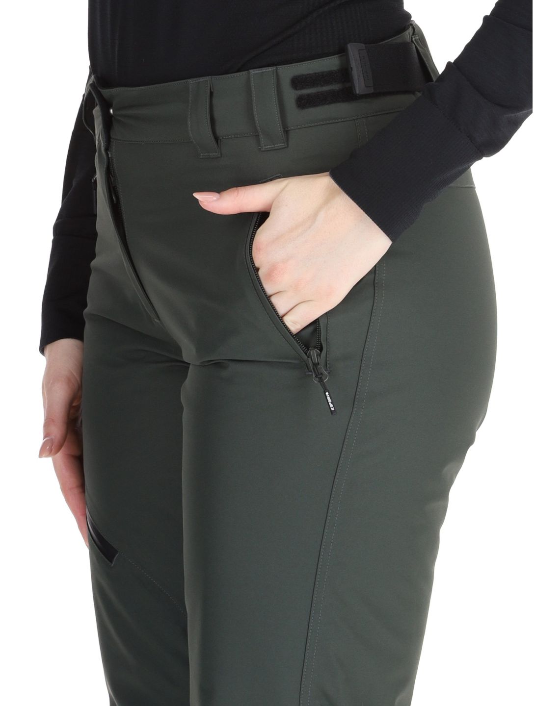 Icepeak, Curlew pantalones de esquí mujeres Dark Olive verde 