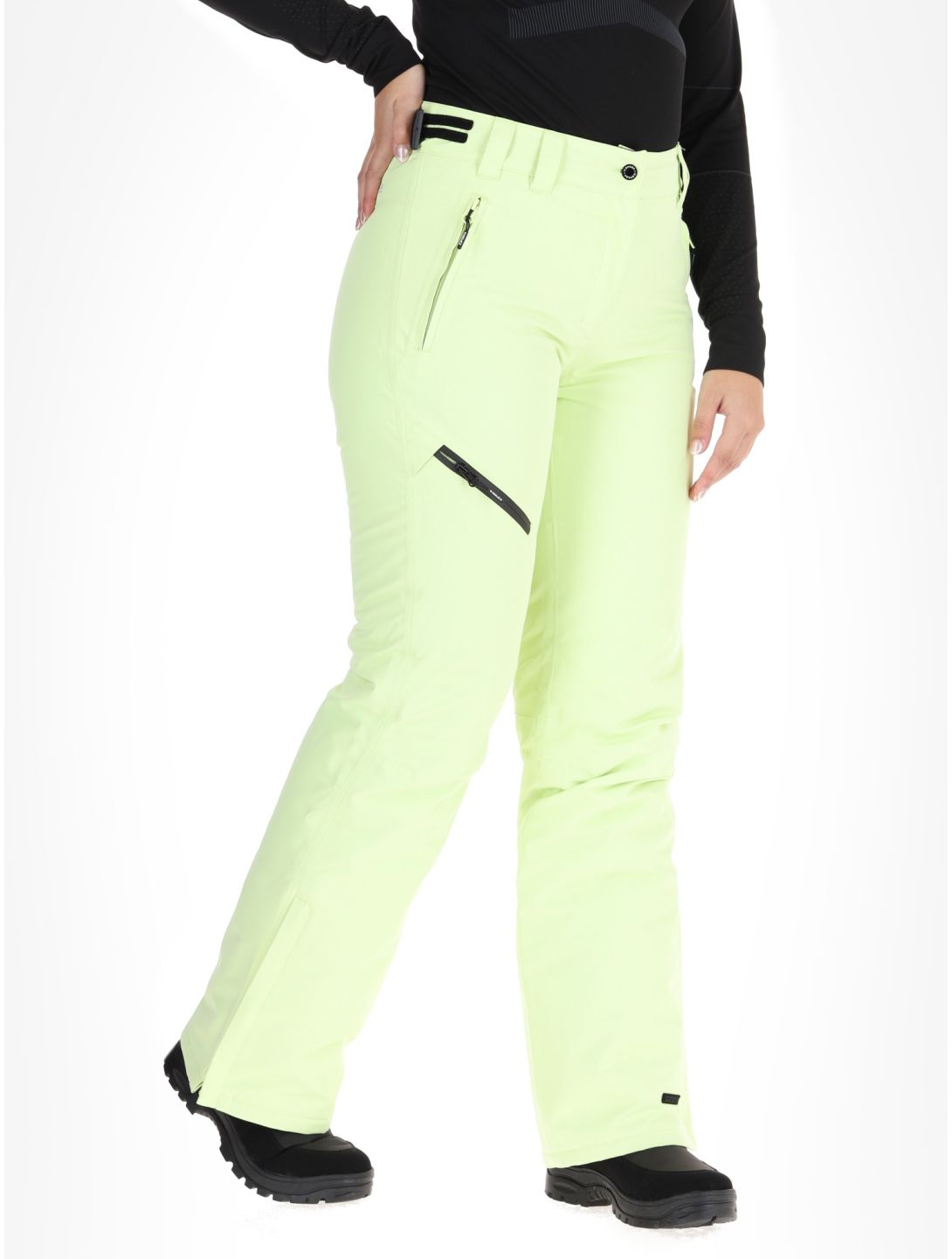 Icepeak, Curlew pantalones de esquí mujeres Light Green verde 