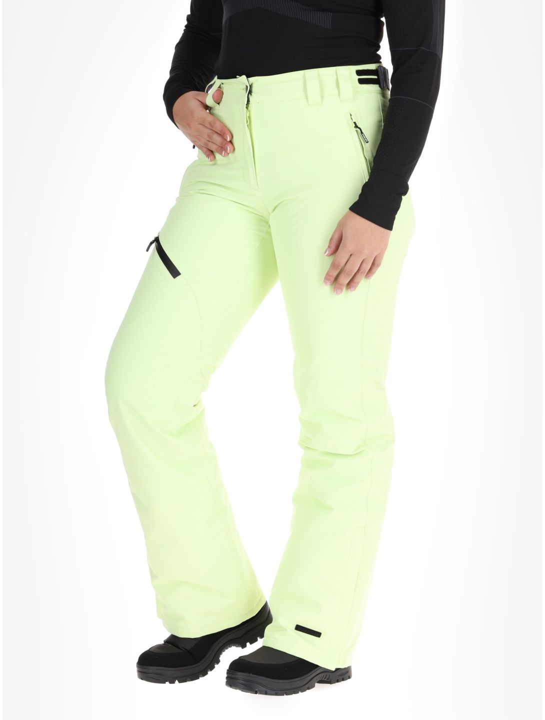 Icepeak, Curlew pantalones de esquí mujeres Light Green verde 