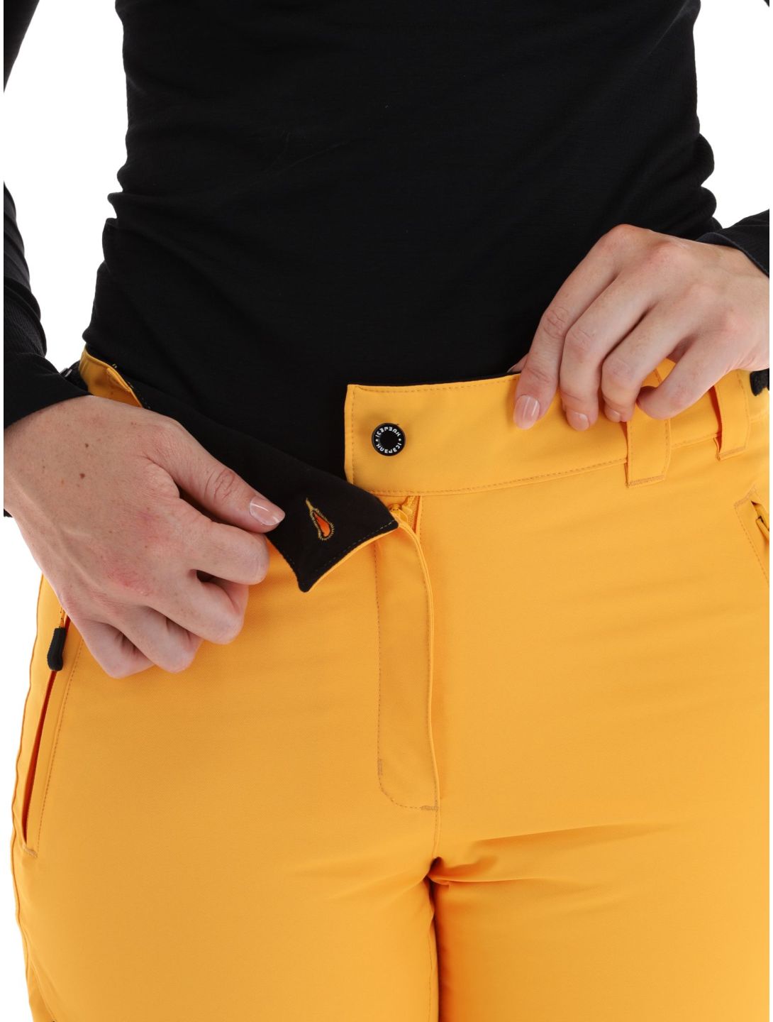 Icepeak, Curlew pantalones de esquí mujeres Yellow amarillo 