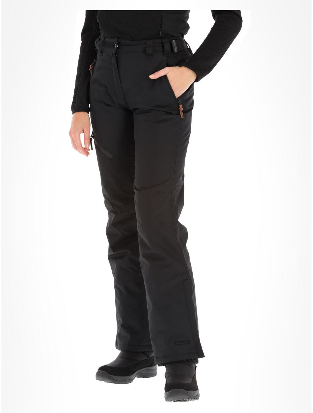 Icepeak, Curlew pantalones de esquí mujeres Black negro 