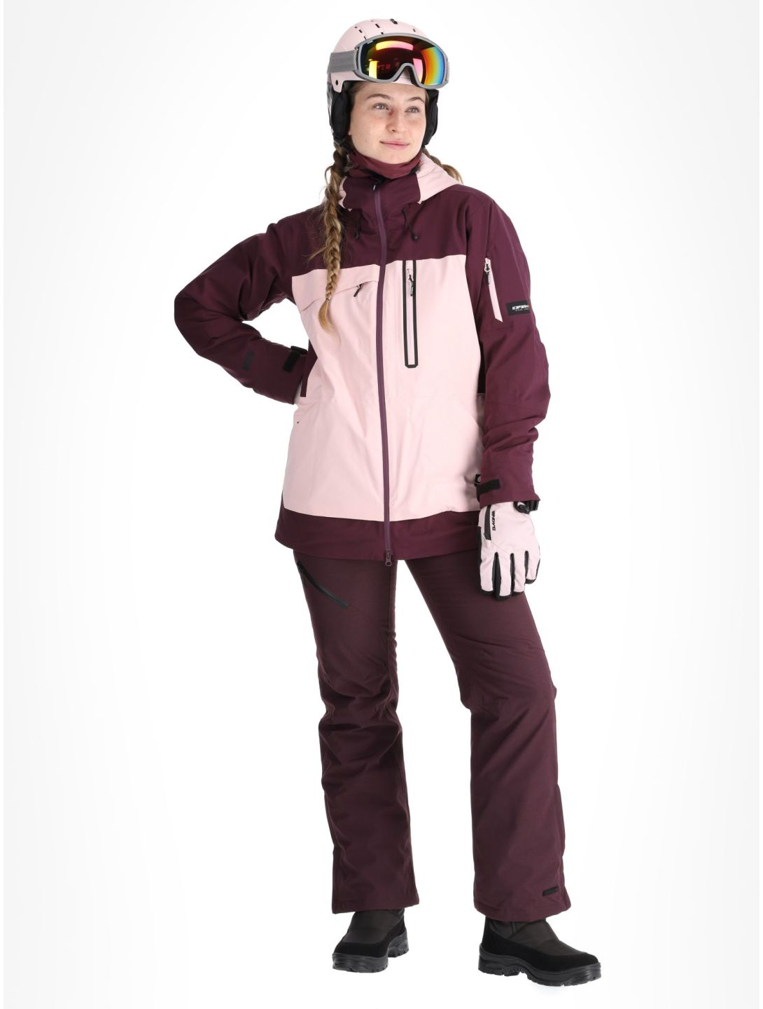 Icepeak, Curran chaqueta de esquí mujeres Baby Pink rosa 