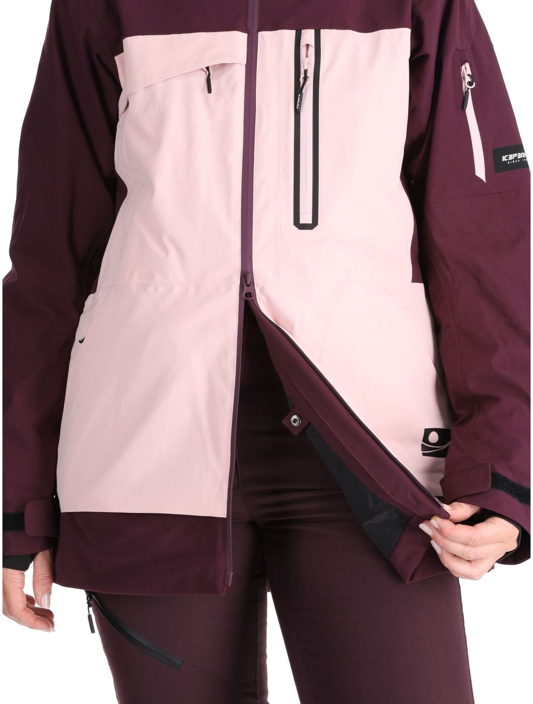 Icepeak, Curran chaqueta de esquí mujeres Baby Pink rosa 