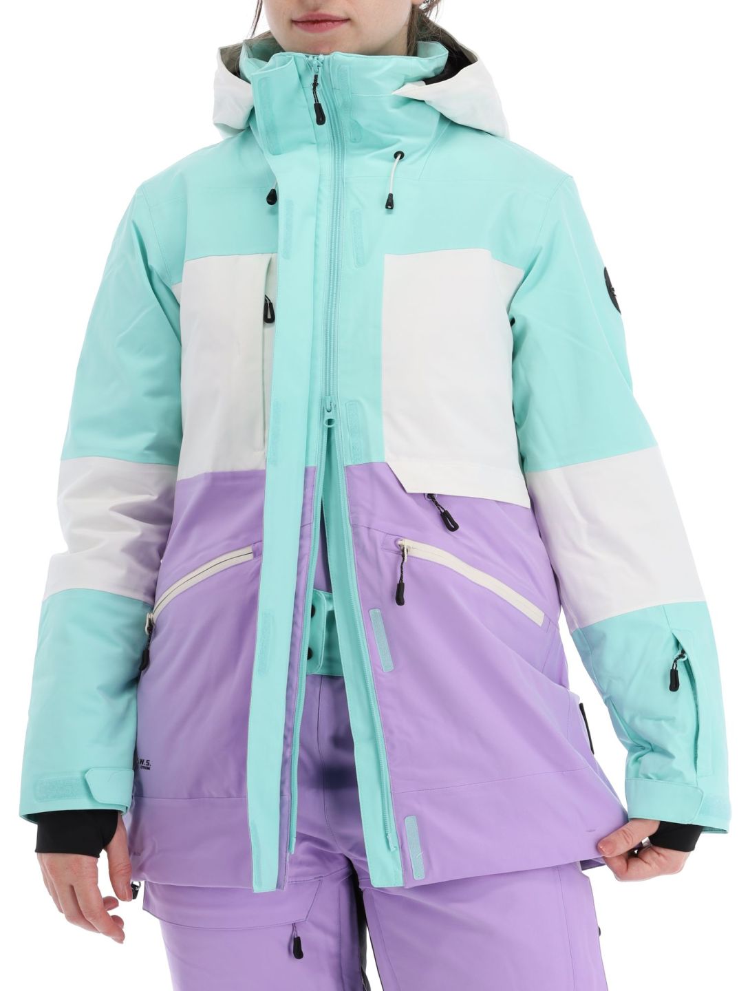 Icepeak, Curran chaqueta de esquí mujeres Light Green púrpura, verde 