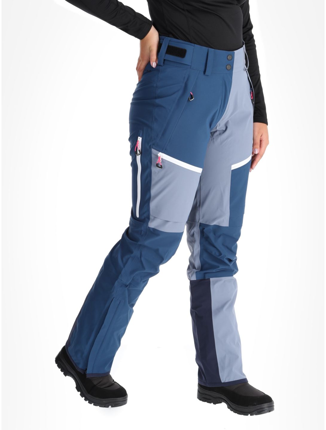 Icepeak, Dairborn pantalones de esquí hardshell mujeres Steel Grey gris 