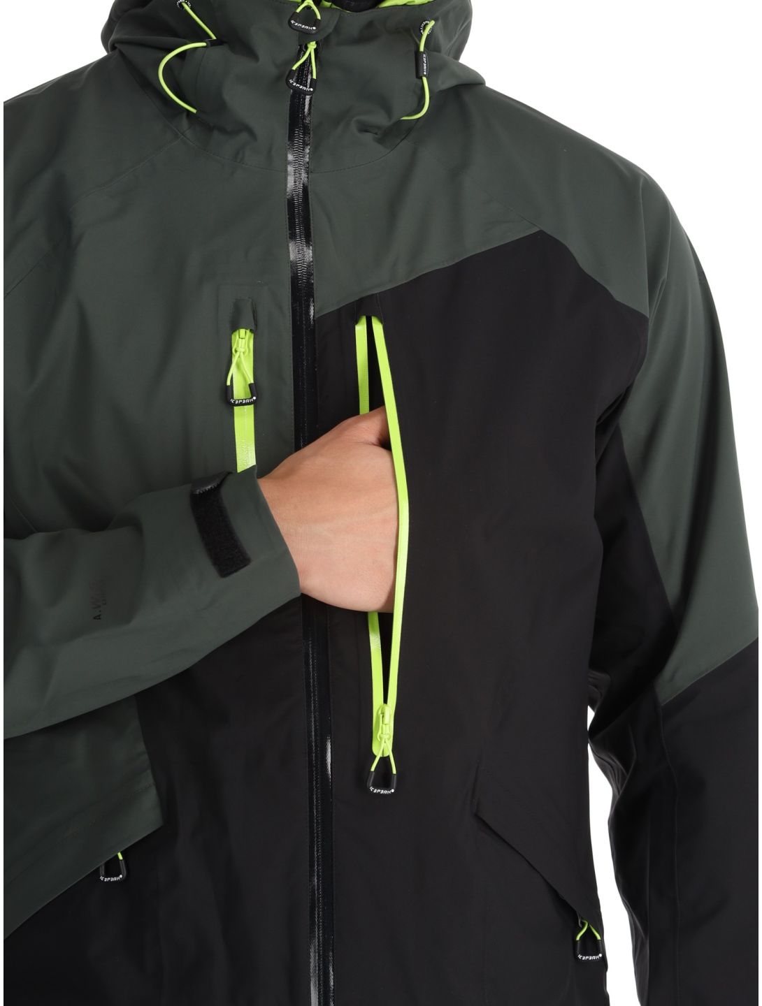 Icepeak, Dalzell chaqueta de esquí hardshell hombres Black negro 