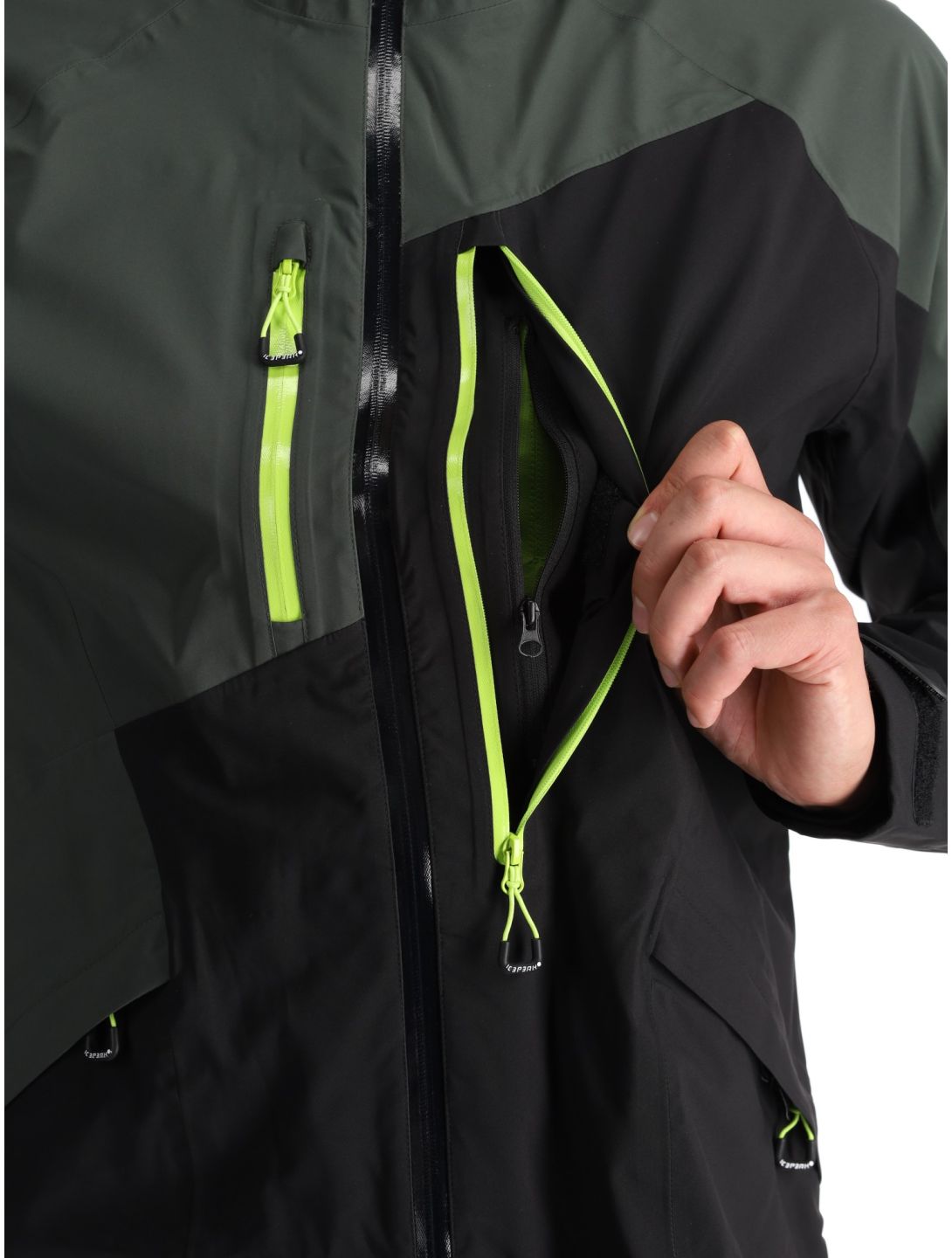 Icepeak, Dalzell chaqueta de esquí hardshell hombres Black negro 