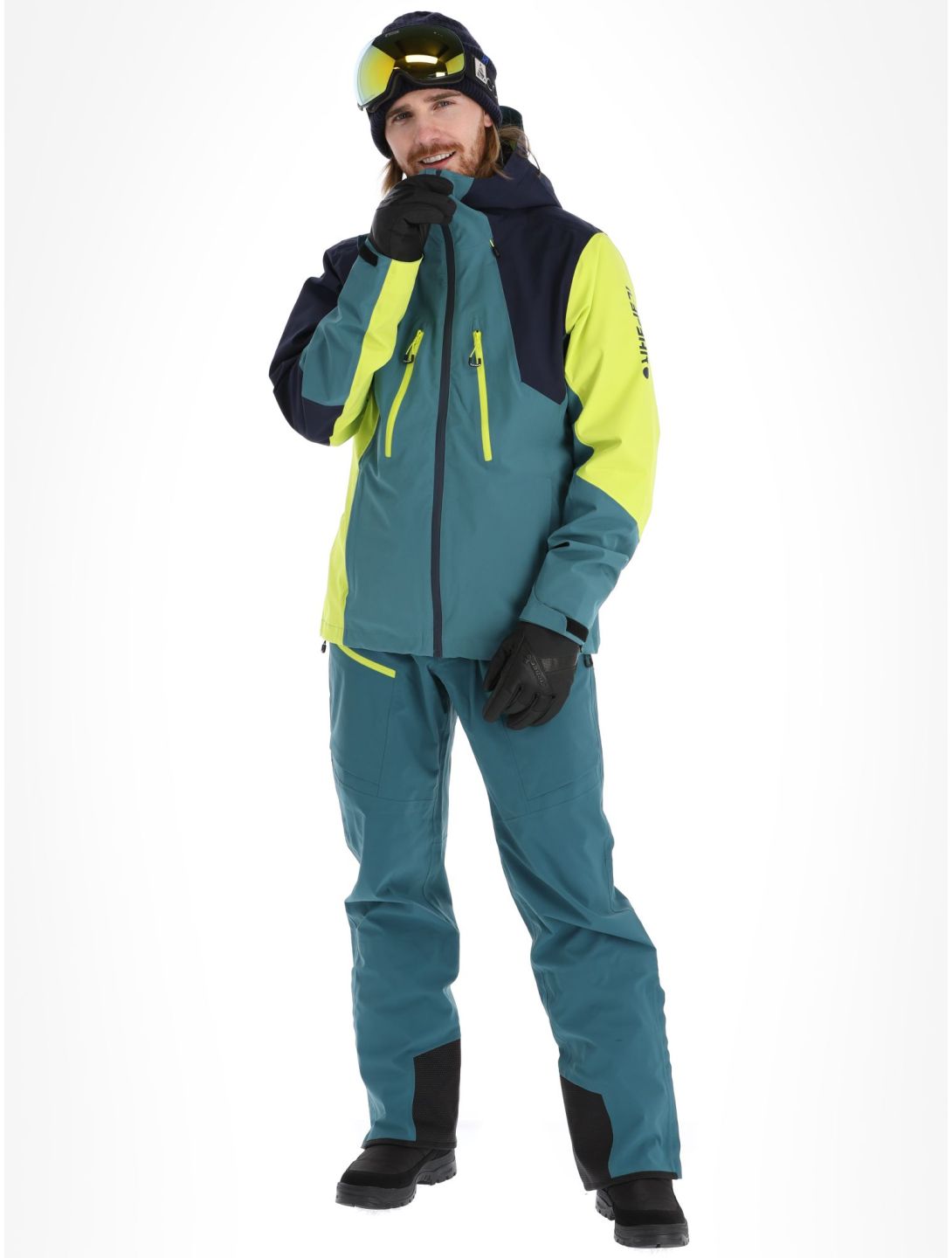 Icepeak, Dassow chaqueta de esquí hardshell hombres Emerald verde 