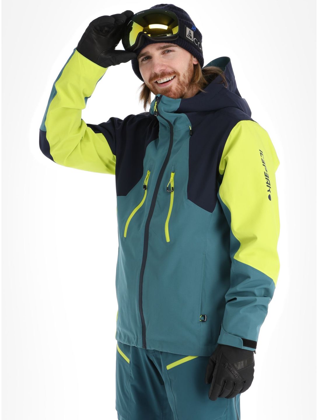 Icepeak, Dassow chaqueta de esquí hardshell hombres Emerald verde 