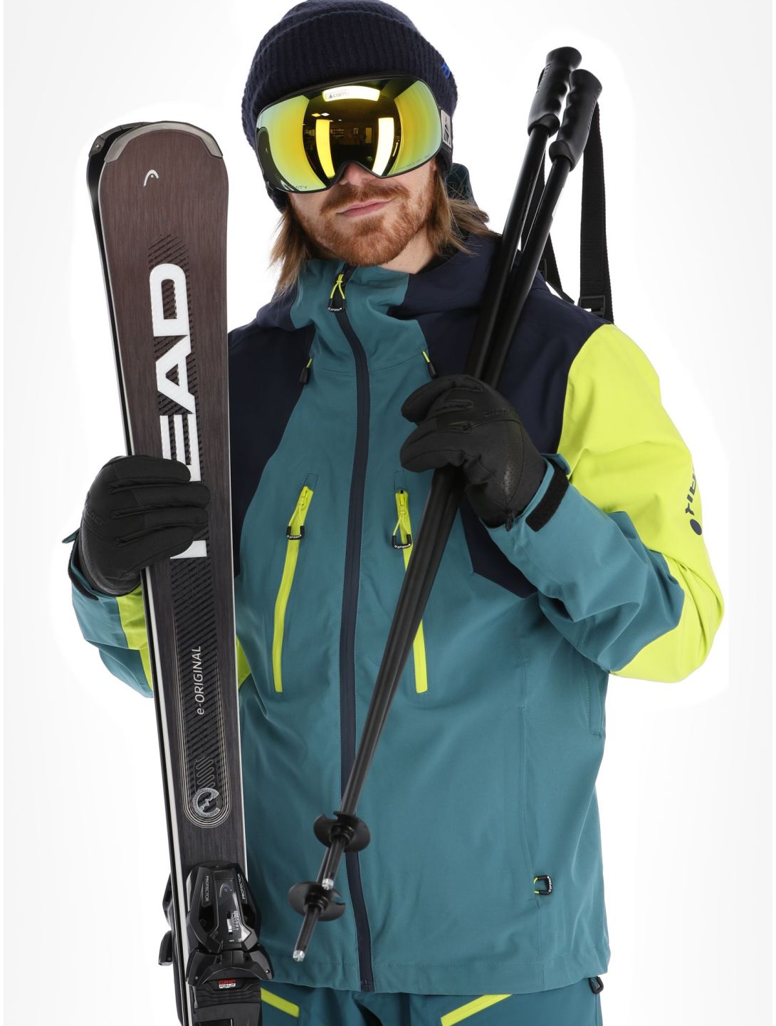 Icepeak, Dassow chaqueta de esquí hardshell hombres Emerald verde 