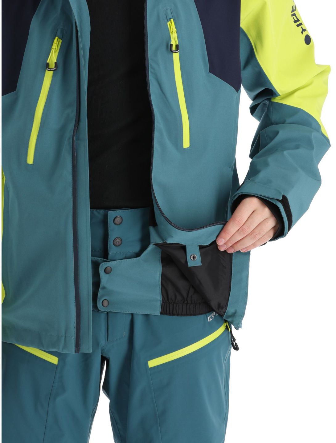 Icepeak, Dassow chaqueta de esquí hardshell hombres Emerald verde 