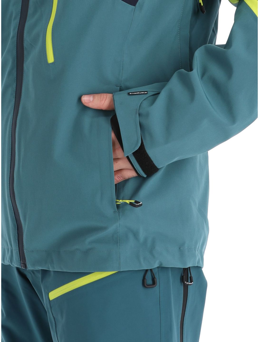 Icepeak, Dassow chaqueta de esquí hardshell hombres Emerald verde 