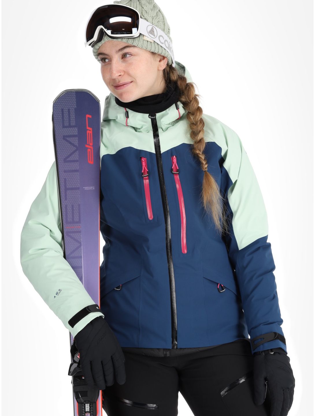 Icepeak, Datteln chaqueta de esquí hardshell mujeres Aloe verde 