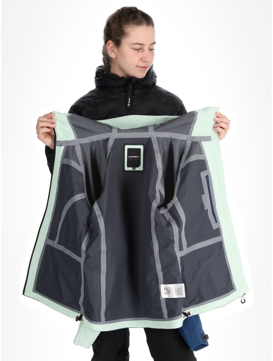 Icepeak, Datteln chaqueta de esquí hardshell mujeres Aloe verde 