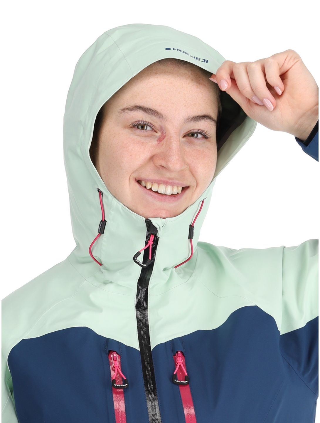 Icepeak, Datteln chaqueta de esquí hardshell mujeres Aloe verde 