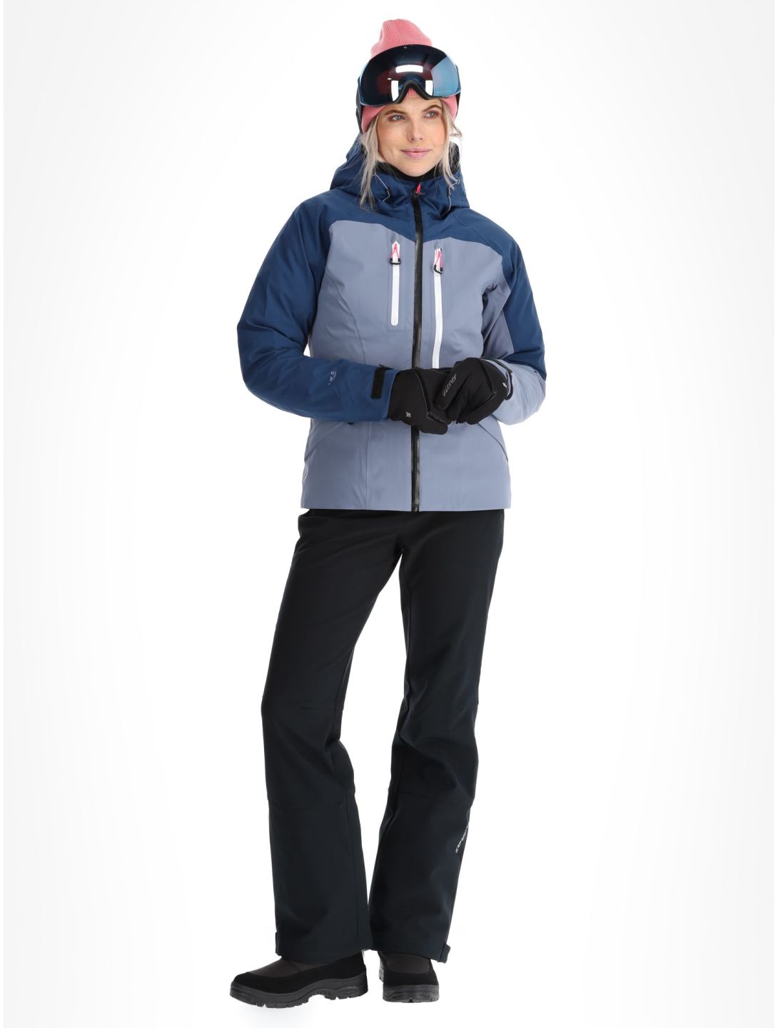 Icepeak, Datteln chaqueta de esquí hardshell mujeres Navy Blue azul 