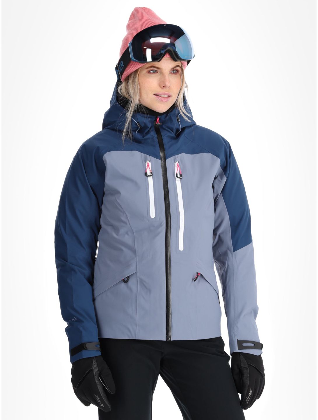 Icepeak, Datteln chaqueta de esquí hardshell mujeres Navy Blue azul 