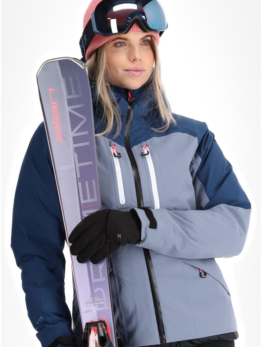 Icepeak, Datteln chaqueta de esquí hardshell mujeres Navy Blue azul 