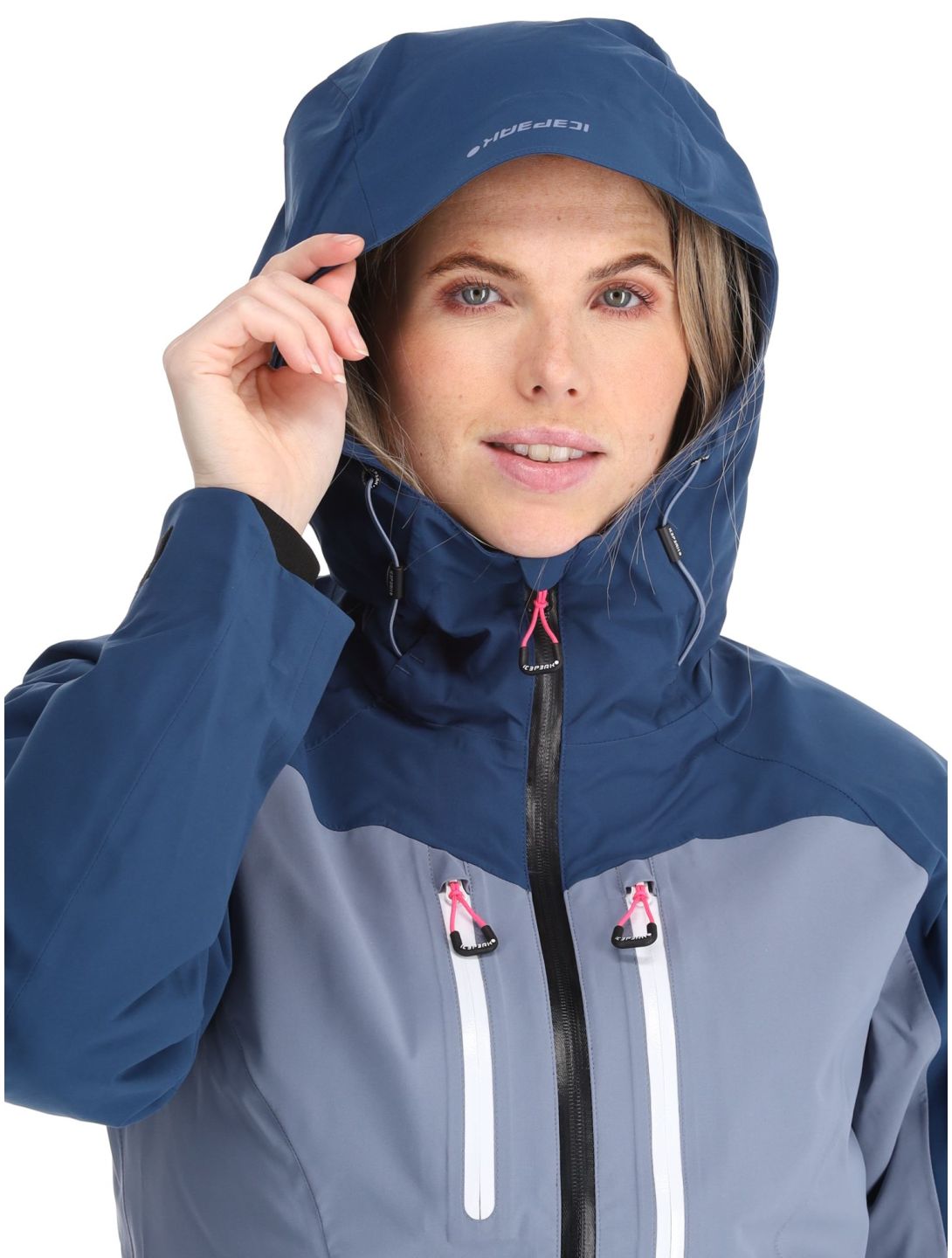 Icepeak, Datteln chaqueta de esquí hardshell mujeres Navy Blue azul 