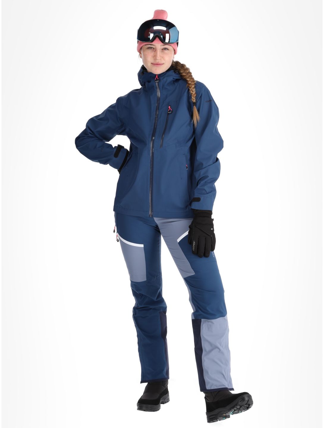 Icepeak, Deblois chaqueta de esquí hardshell mujeres Navy Blue azul 