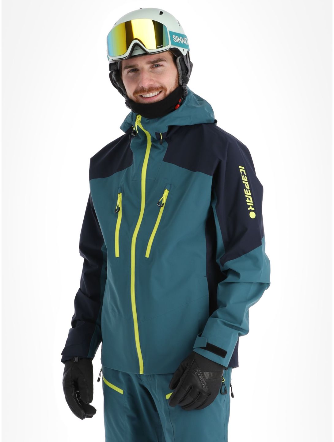 Icepeak, Decatur chaqueta de esquí hardshell hombres Emerald verde 