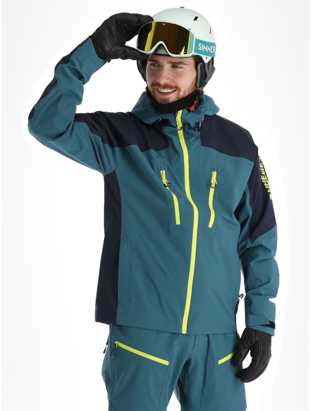 Icepeak, Decatur chaqueta de esquí hardshell hombres Emerald verde 