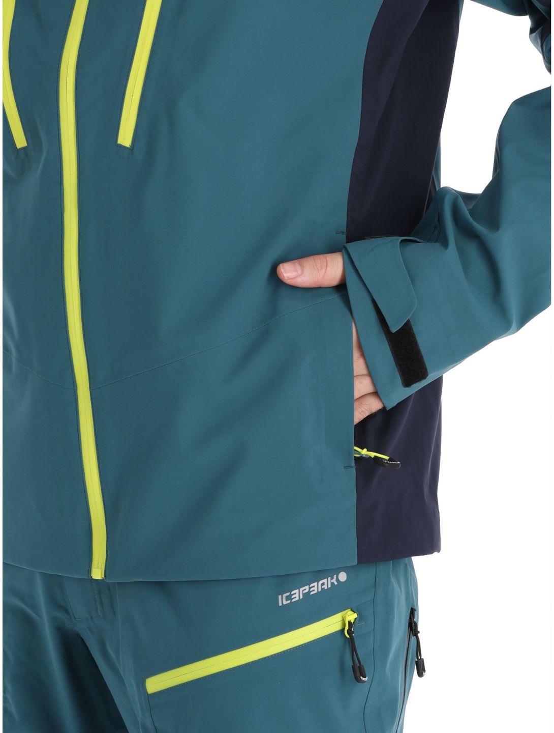 Icepeak, Decatur chaqueta de esquí hardshell hombres Emerald verde 