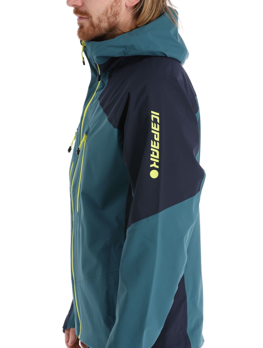 Icepeak, Decatur chaqueta de esquí hardshell hombres Emerald verde 