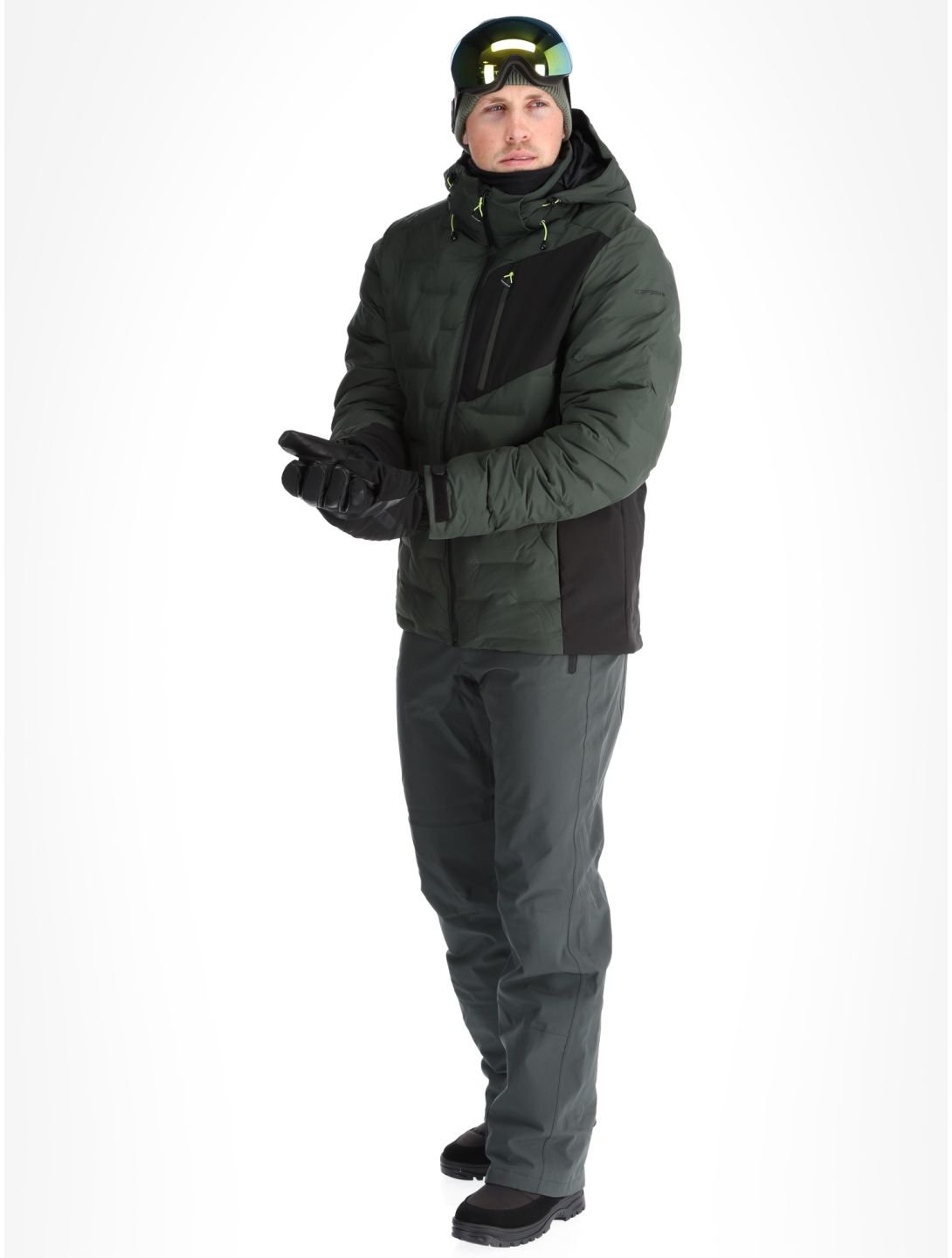 Icepeak, Dickinson chaqueta de esquí hombres Dark Olive verde 