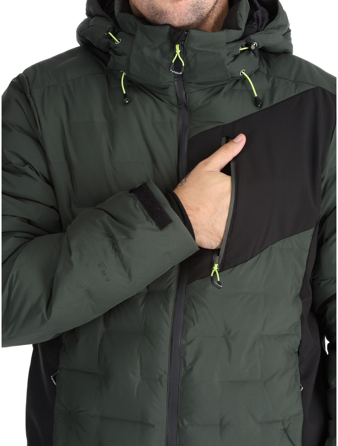 Icepeak, Dickinson chaqueta de esquí hombres Dark Olive verde 