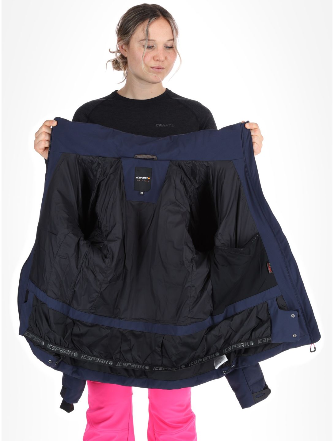 Icepeak, Dillingen chaqueta de esquí mujeres Dark Blue azul 