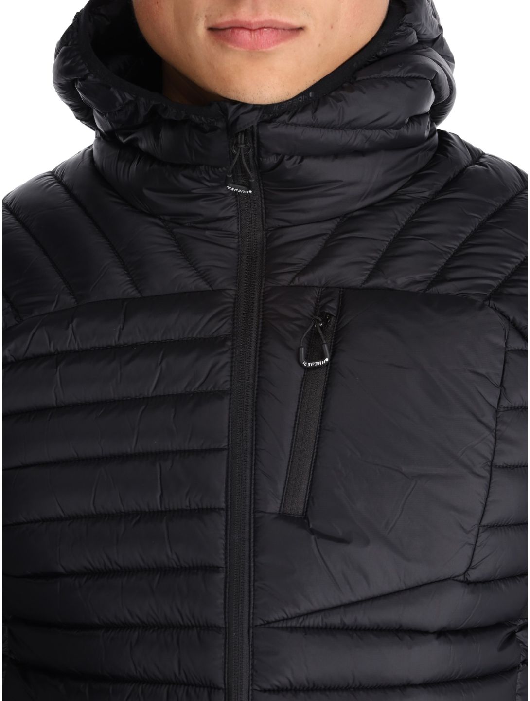 Icepeak, Dillon chaqueta de plumas hombres Black negro 