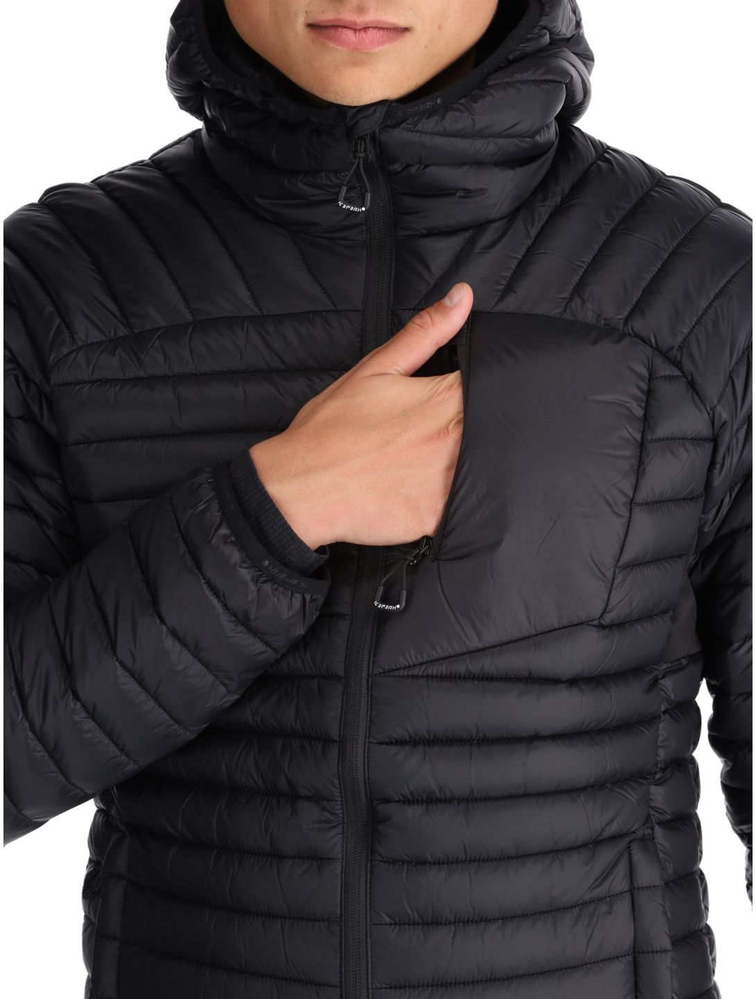 Icepeak, Dillon chaqueta de plumas hombres Black negro 