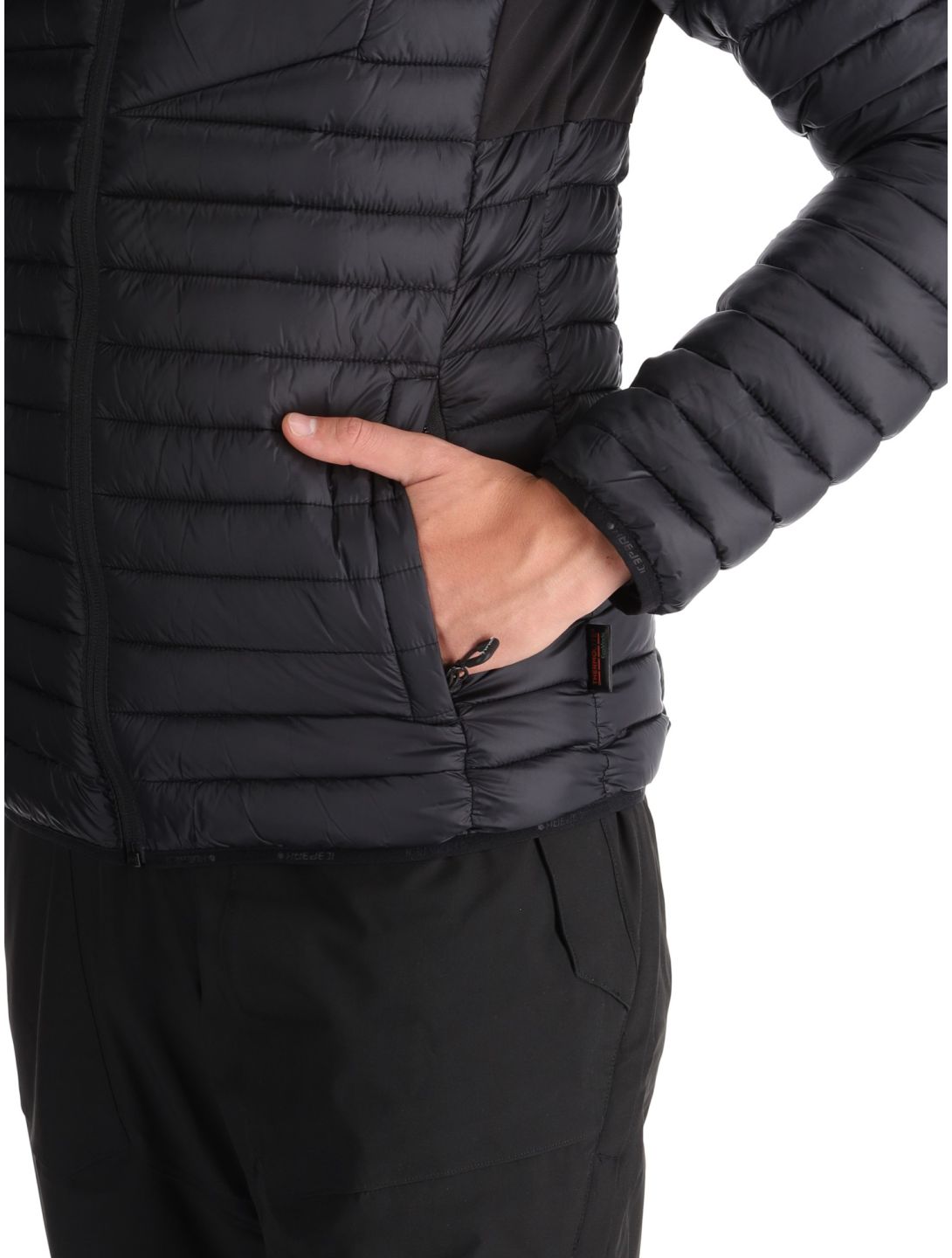 Icepeak, Dillon chaqueta de plumas hombres Black negro 