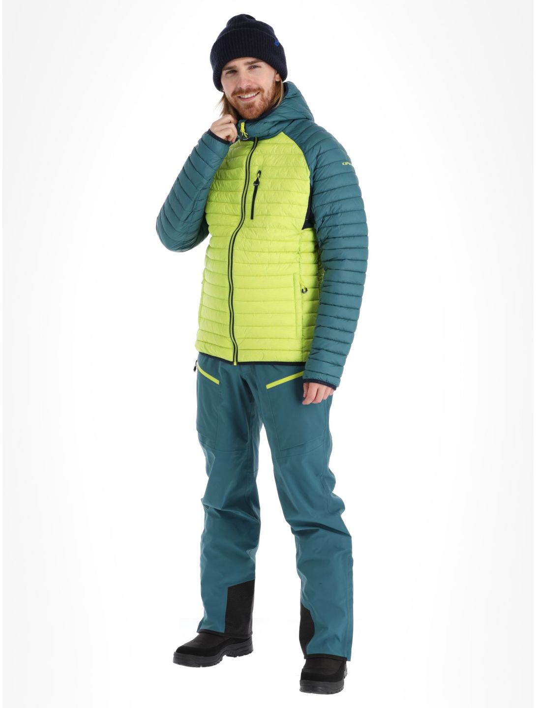 Icepeak, Dillon chaqueta de plumas hombres Light Green verde 