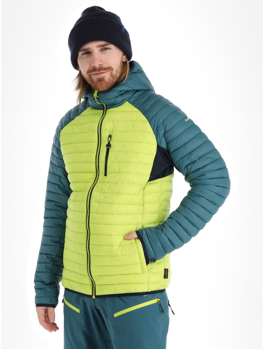 Icepeak, Dillon chaqueta de plumas hombres Light Green verde 