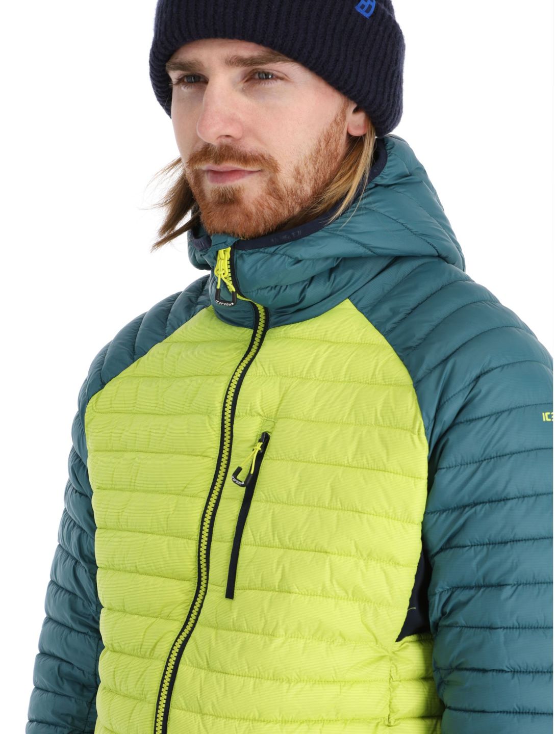 Icepeak, Dillon chaqueta de plumas hombres Light Green verde 