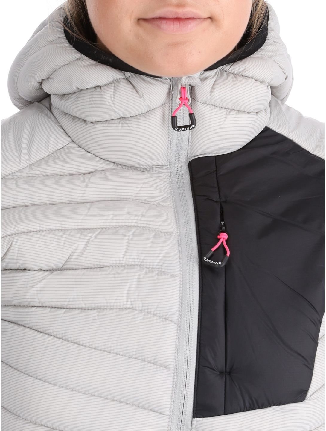 Icepeak, Dix chaqueta de plumas mujeres Light Grey gris 