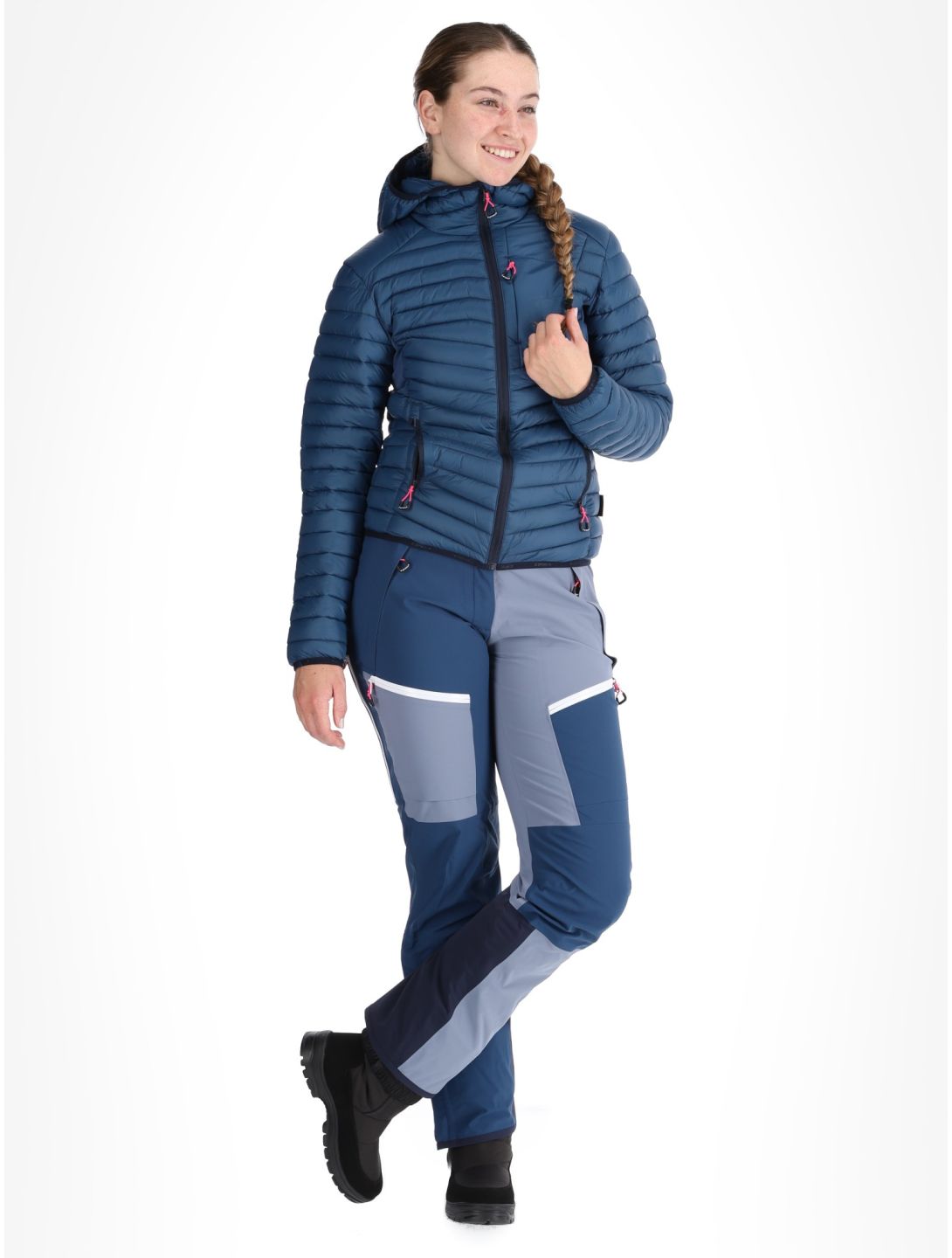 Icepeak, Dix chaqueta de plumas mujeres Navy Blue azul 