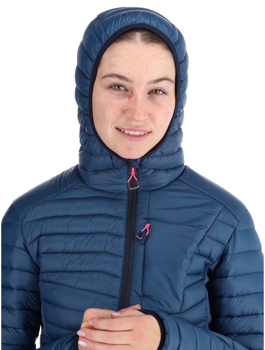 Icepeak, Dix chaqueta de plumas mujeres Navy Blue azul 