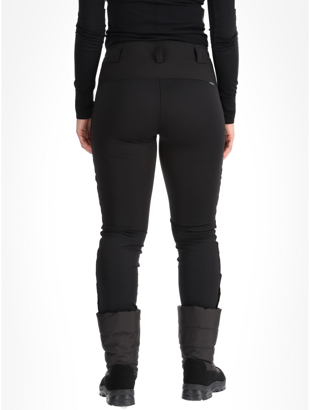 Icepeak, Doral pantalones de esquí softshell mujeres Basic Black negro 