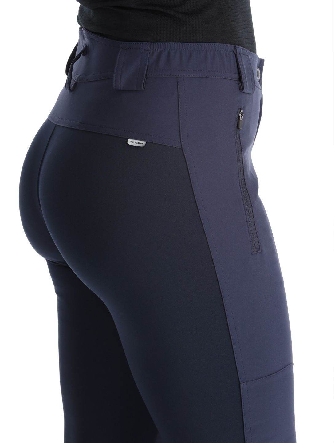 Icepeak, Doral pantalones de esquí softshell mujeres Dark Blue azul 