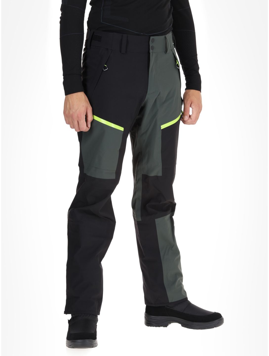 Icepeak, Dudley pantalones de esquí hardshell hombres Dark Olive verde 