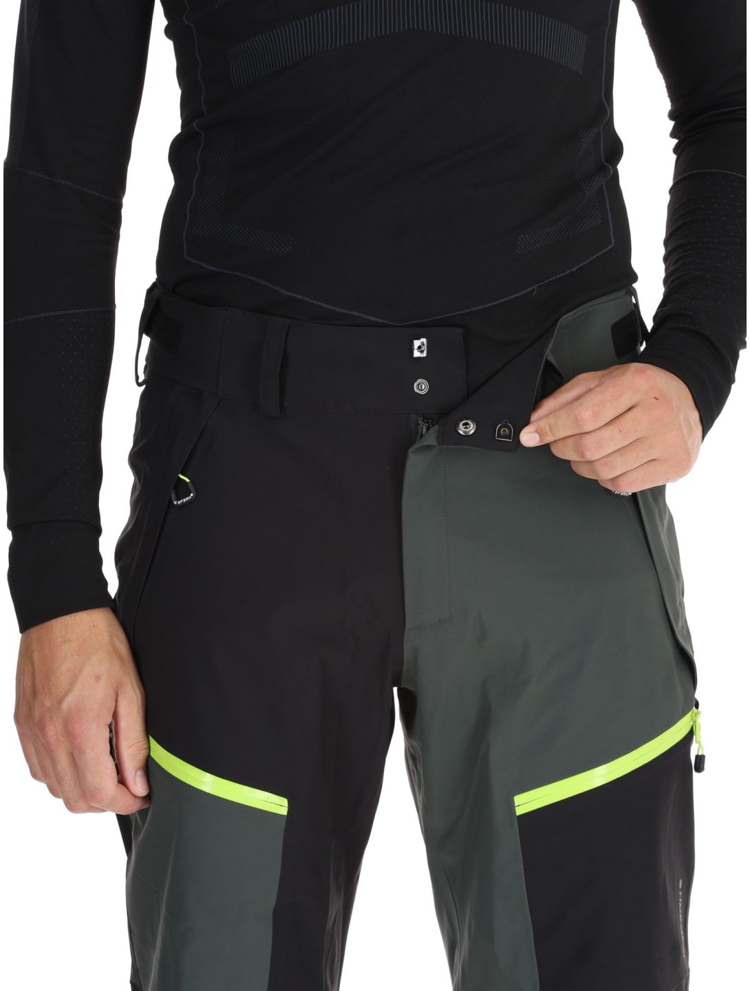 Icepeak, Dudley pantalones de esquí hardshell hombres Dark Olive verde 