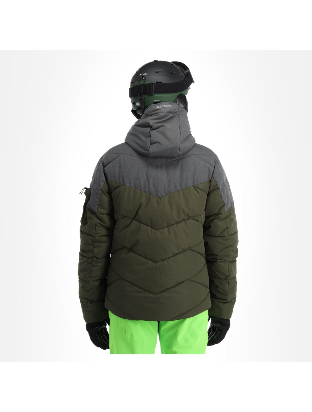 Icepeak, Eastham chaqueta de esquí hombres dark olive verde 