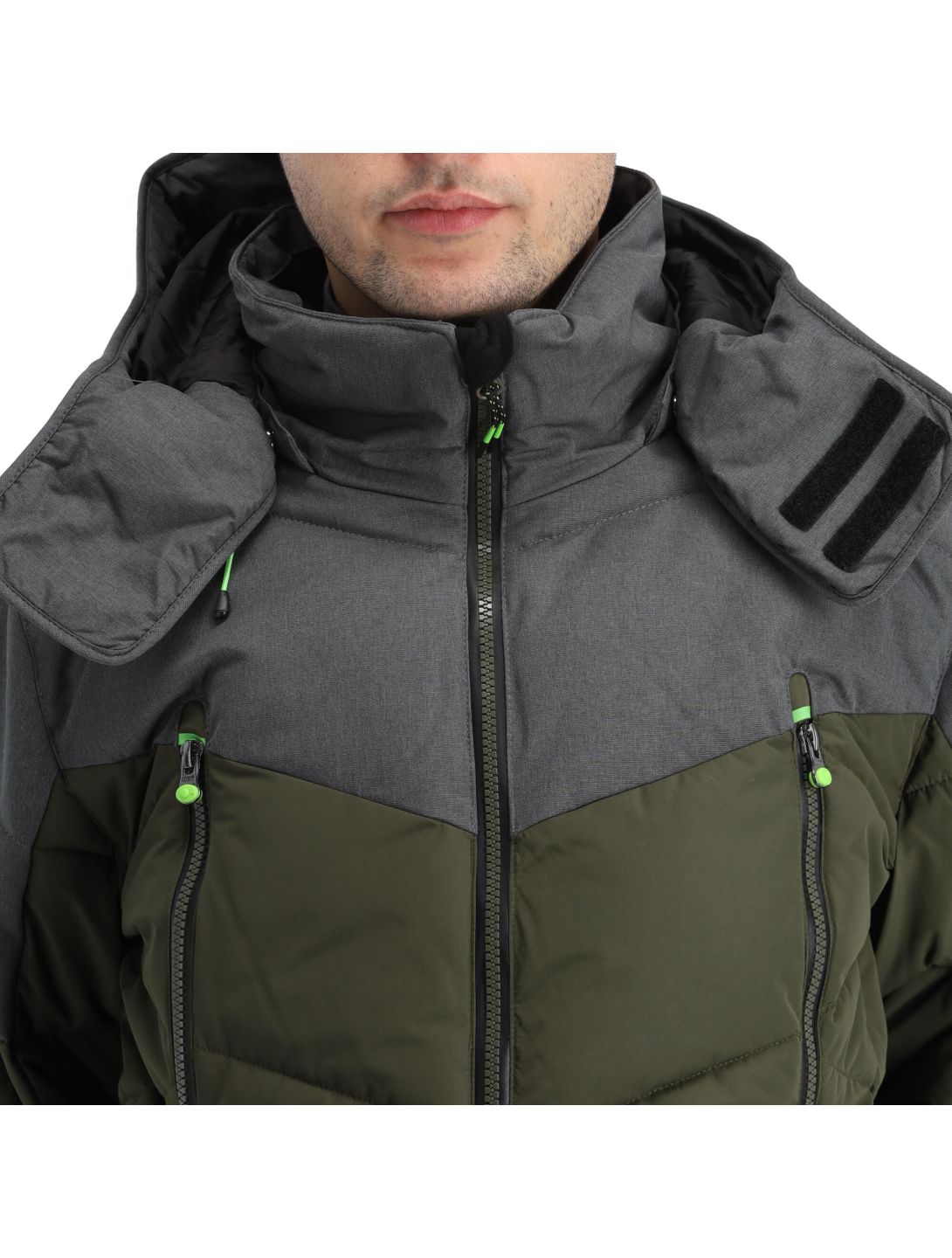 Icepeak, Eastham chaqueta de esquí hombres dark olive verde 