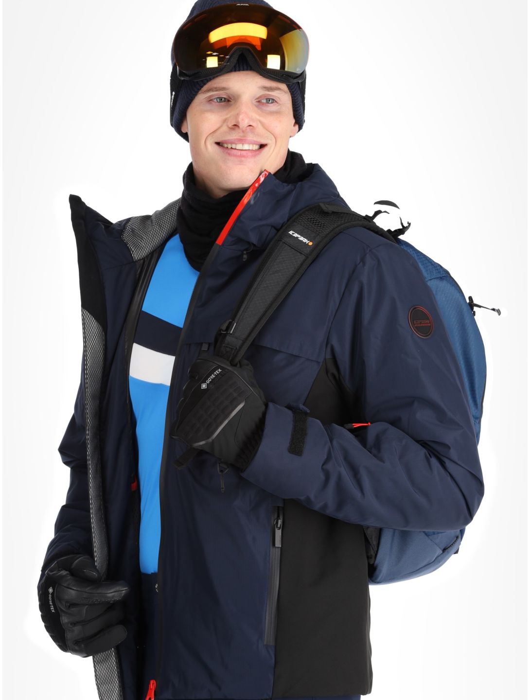 Icepeak, Easton chaqueta de esquí hombres Dark Blue azul 