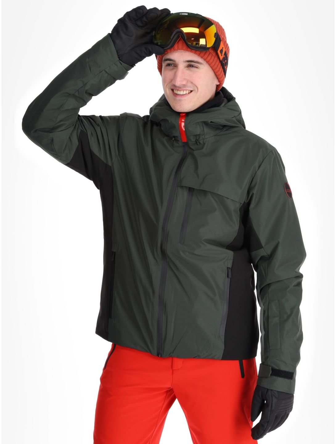 Icepeak, Easton chaqueta de esquí hombres Dark Olive verde 